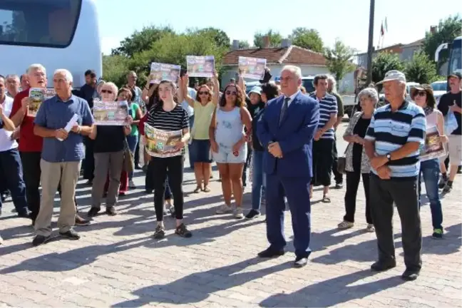 Saray'da Taş Ocağı Protestosu