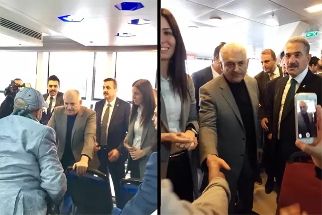 Başbakan Yıldırım, Yalova'dan Feribotla Ayrıldı