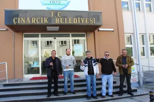 Çınarcıklı Taksicilerden Eylem