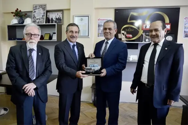 Başkan Ataç'tan Milli İrade Gazetesi'ne 50'nci Yıl Ziyareti