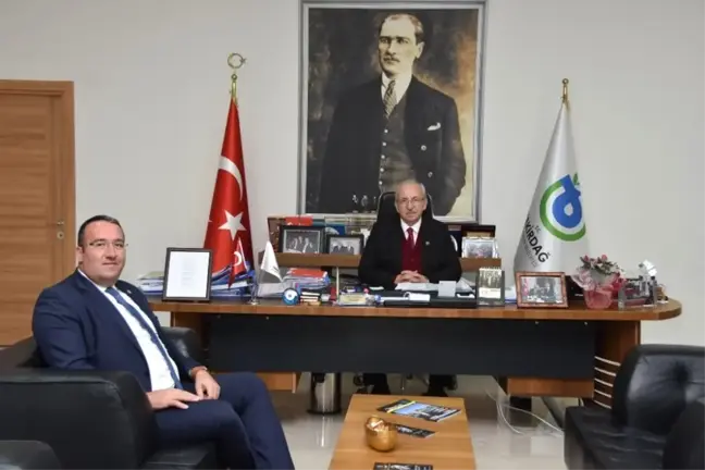 Başkan Albayrak, Başkanı Altıntaş'tı Makamında Ağırladı