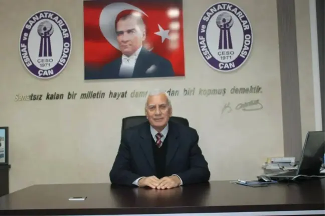 Çan Esnaf ve Sanatkarlar Odası Başkanı Güner Yaşamını Yitirdi