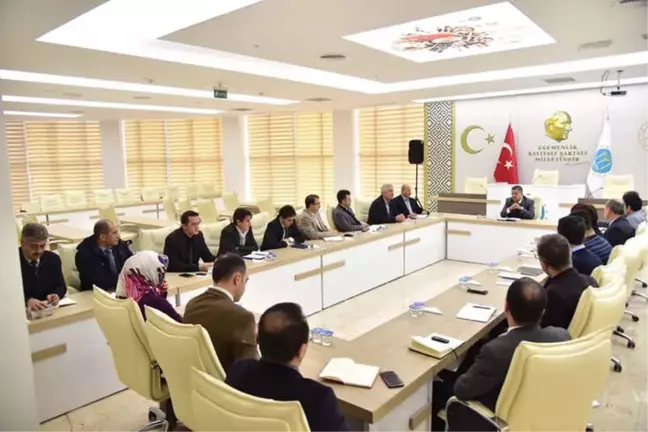 Bilecik Belediyesi Haftalık İstişare Toplantısı Yapıldı
