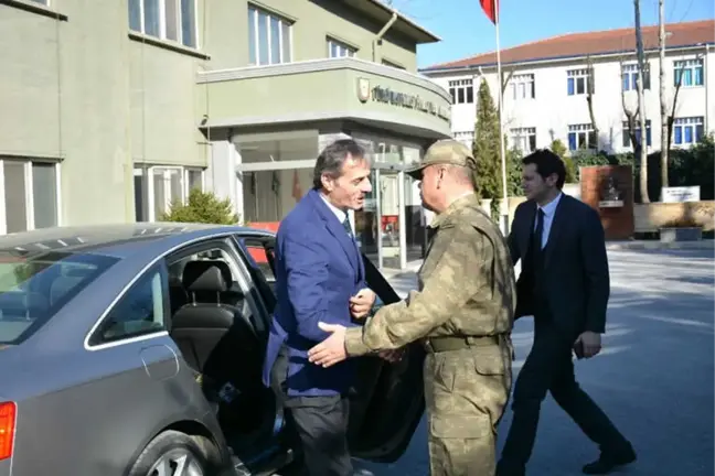 Başkan Alemdar'dan Garnizon Komutanına Ziyaret