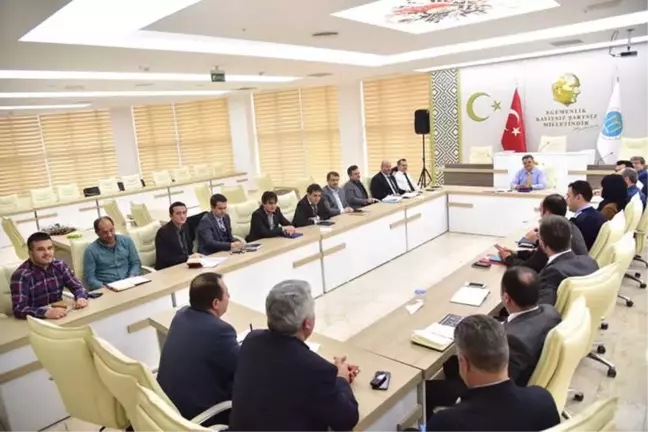 Başkan Belediyesi'nde Haftalık İstişare Toplantısı