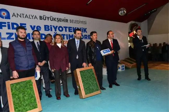 Hortumda Zarar Gören Üreticilere Fide ve Biyoteknik Malzeme Yardımı