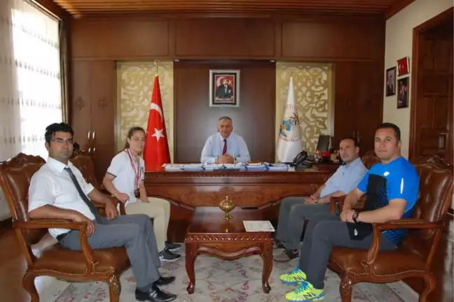 Kaymakam Cinbir Türkiye Üçüncüsünü Ağırladı