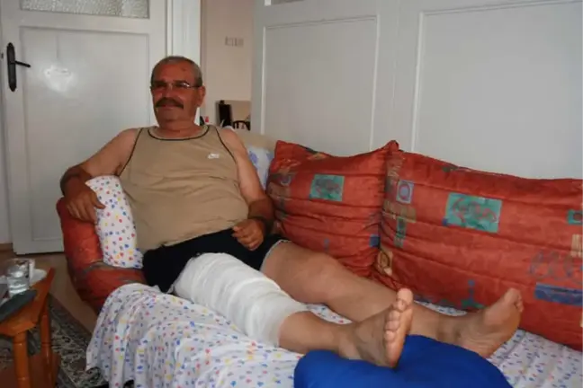 Yılan Korkusu Bacağını Kestirdi