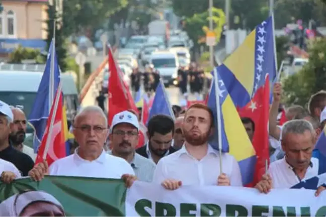 Samsun, 'Srebrenitsa' Katliamına Tepki İçin Yürüdü
