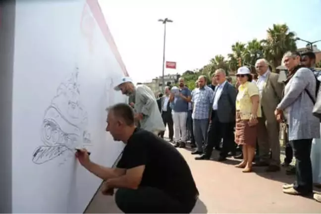 15 Temmuz Çizim Duvarı Eyüpsultan'da Açıldı