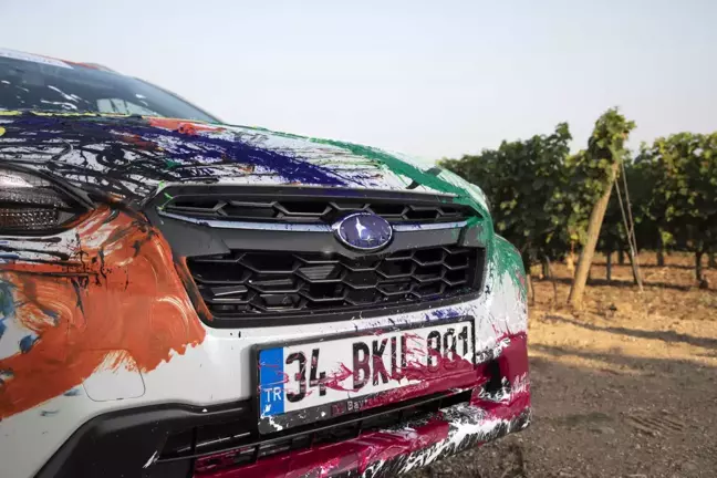 Subaru XV Sanat Eserine Dönüştürüldü