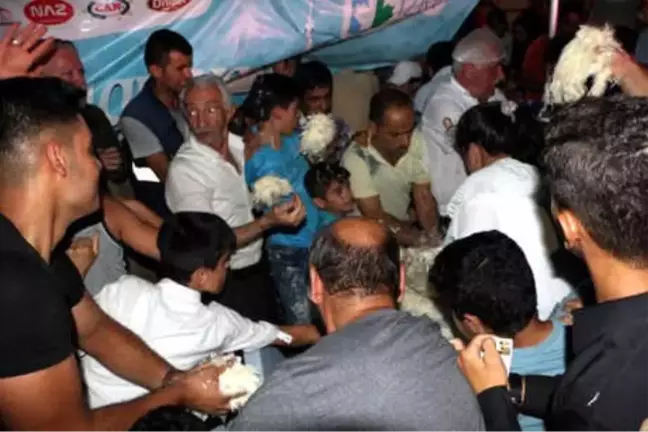 Kızıltepe'de Pişmaniye Festivali'nde İzdiham