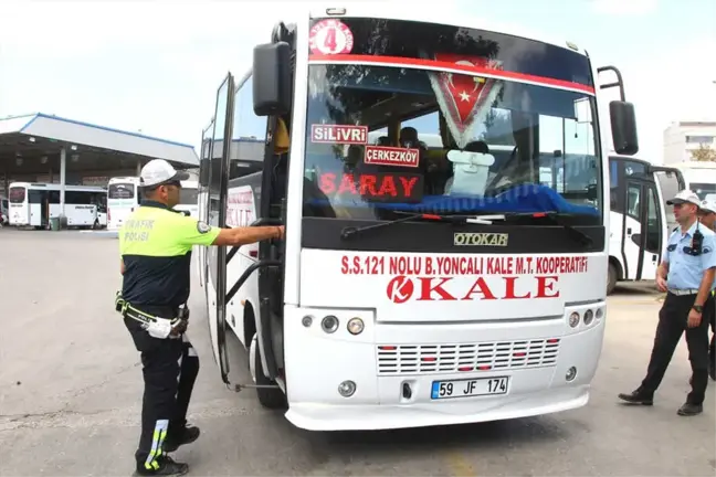Kırklareli'nde Trafik Denetimi