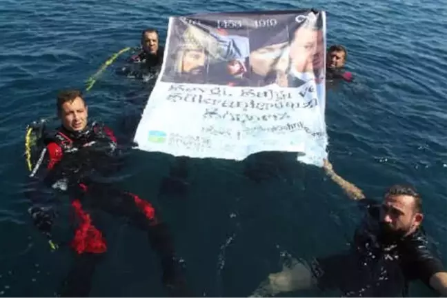 Engelli Dalış Rekortmeni, Balıkesir'in Kurtuluşu Anısına Daldı