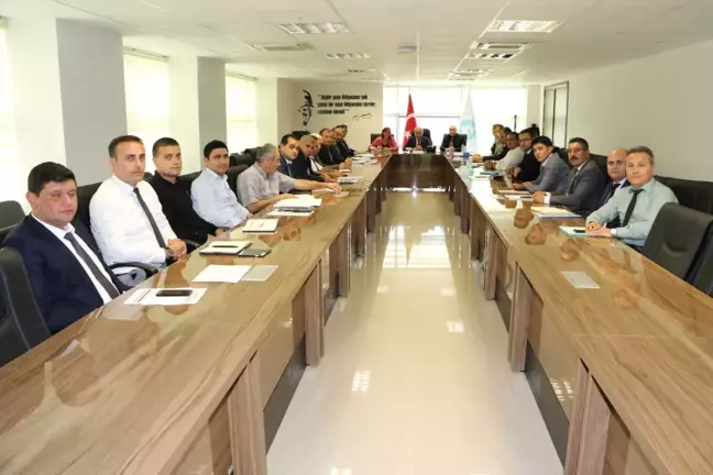 Maski'de İlçe Şefleri Toplantısı Yapıldı
