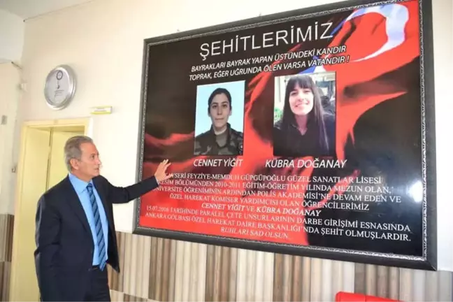 Milli Eğitim Müdürü Ekinci, Güzel Sanatlar Lisesi'ni Ziyaret Etti