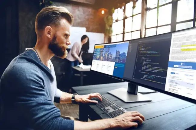 Dell'in 49-inç Ultra-Wide Monitörü Sıradışı Çoklu Görevler İçin Üretildi