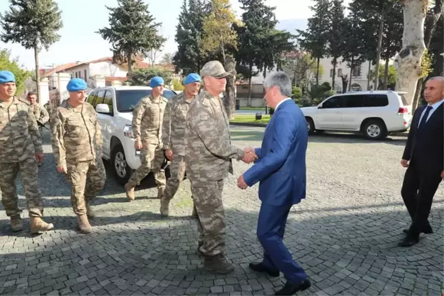 2. Ordu Komutanı Orgeneral Temel'den Vali Doğan'a Ziyaret