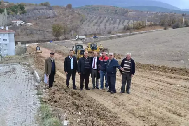 Şaphane'de Yol Çalışmaları