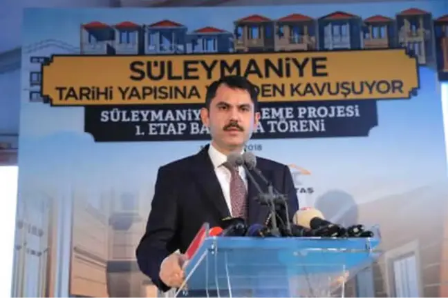 Süleymaniye'nin Yenileme Projesinin Temeli Atıldı