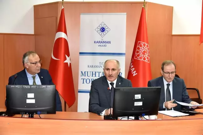 Karaman'da Muhtarlar Toplantısı