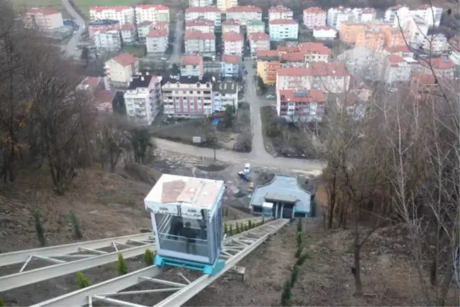 Çaycuma Hastanesine Fünikülerle İlk Sefer Yapıldı