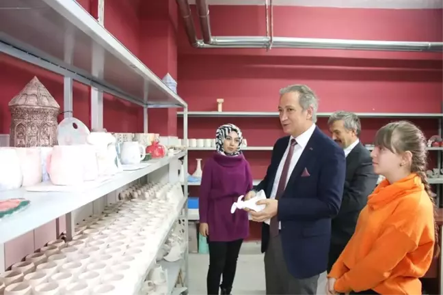 Milli Eğitim Müdürü'nden Ahi Evran Mesleki ve Teknik Anadolu Lisesi'ne Ziyaret