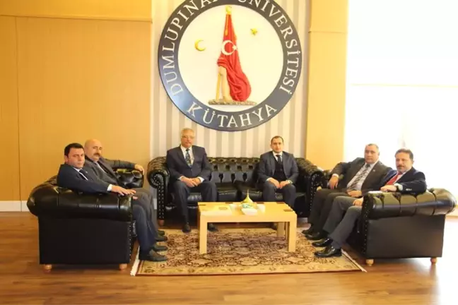 Dumlupınar Protokolü, Rektör Remzi Gören'i Ziyaret Etti