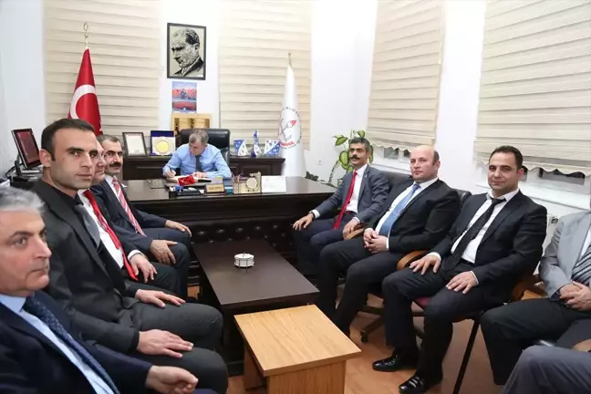Vali Doruk'tan Milli Eğitim Müdürlüğüne Ziyaret