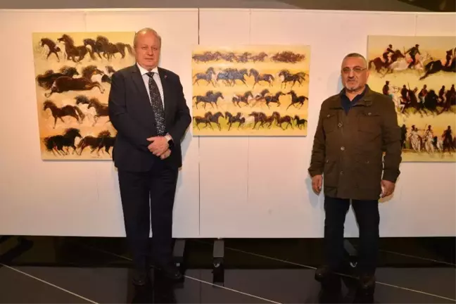 Aso'da Durmuş Ali Akça Resim Sergisi