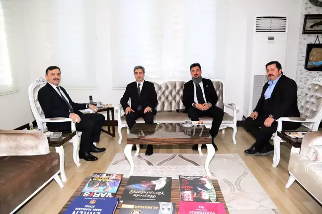 Necati Şaşmaz'dan Emniyet Müdürü Ulucan'a Ziyaret