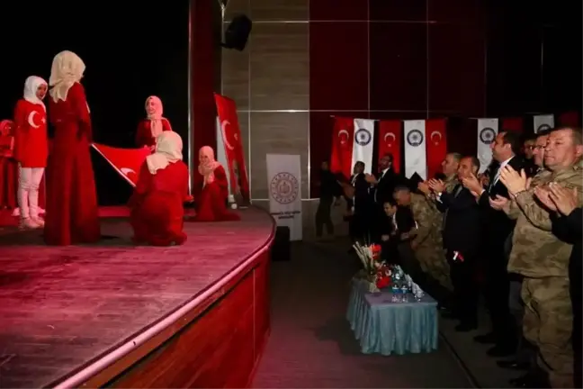 Şırnak'ta İstiklal Marşı'nın Kabulü Etkinliği