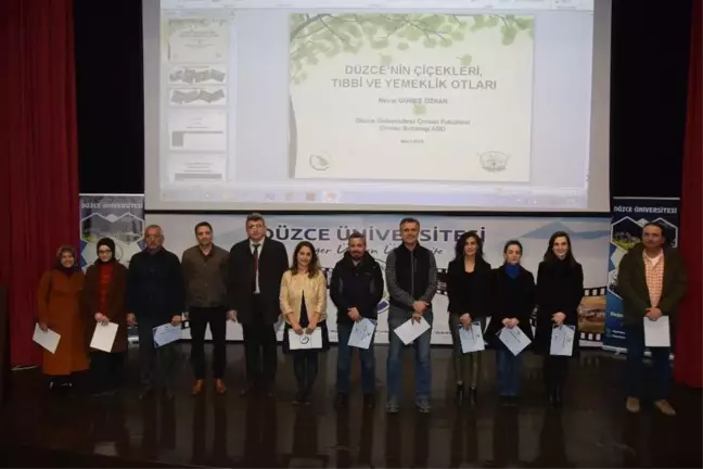 Düzce'nin Çiçekleri, Tıbbi ve Yemeklik Otları Anlatıldı