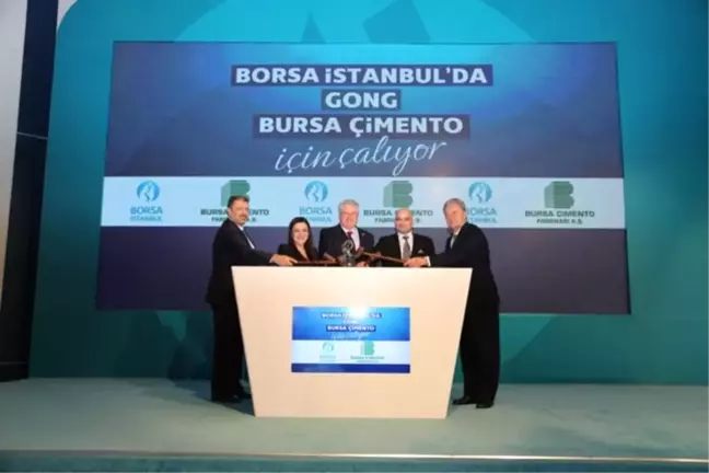 Borsa İstanbul’da gong Bursa Çimento için çaldı