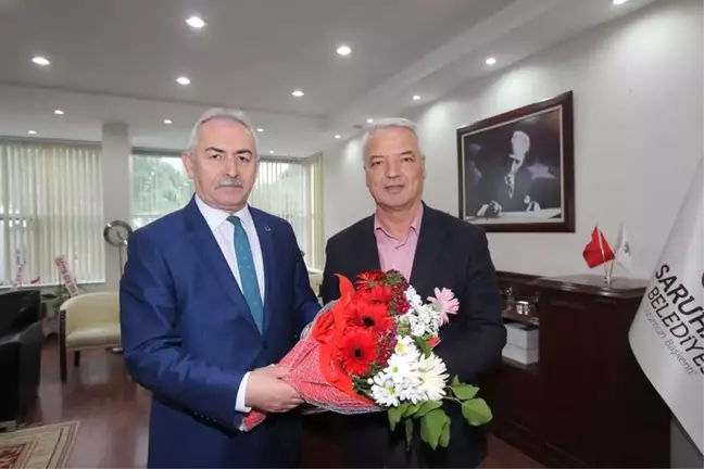 Kaymakam Yalınalp'ten Başkan Bilgin'e Tebrik Ziyareti