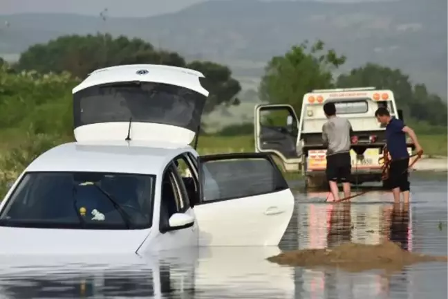 Yolu Şaşıran Sürücü Baraja Daldı