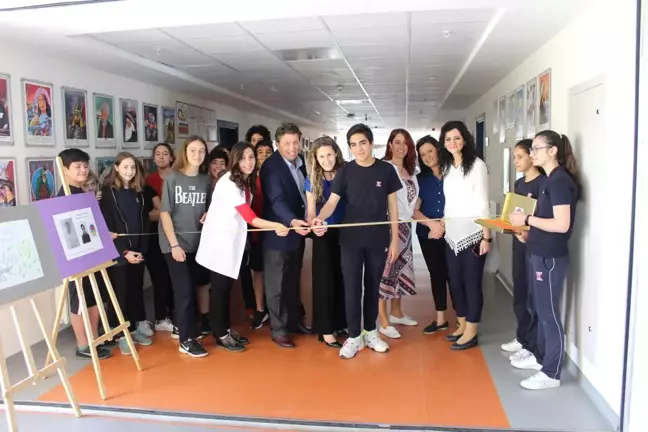TED Denizli Öğrencilerinden Kişisel Resim Sergisi