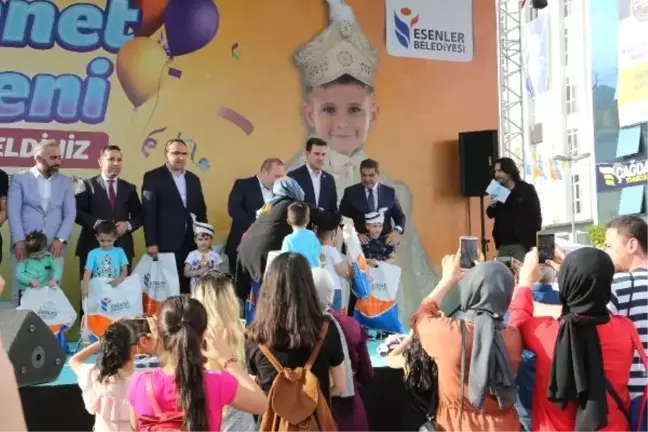 Esenler'de bin çocuk için sünnet şöleni
