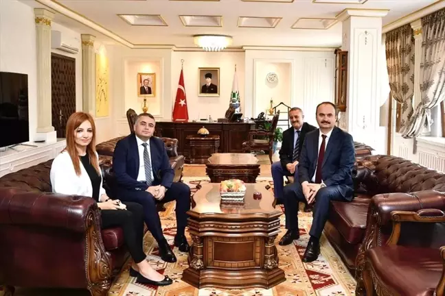 USHAŞ Genel Müdürü Kılıçkaçaya'dan Vali Canalp'e ziyaret