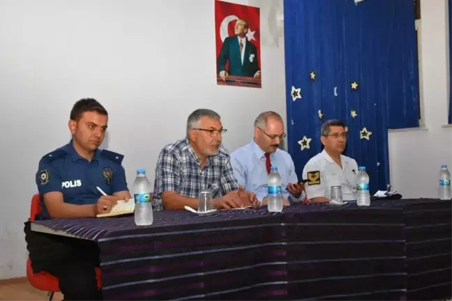İnönü'de İlçe Güvenlik ve Muhtarlar Toplantısı yapıldı