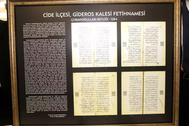 Cide'nin 735 yıllık fetihnamesi İran'da bulundu