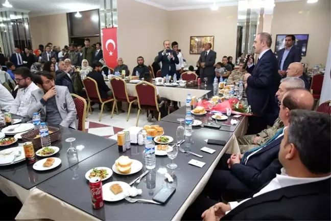 Bayburt'ta yaşayan göçmenler yemekte bir araya geldi