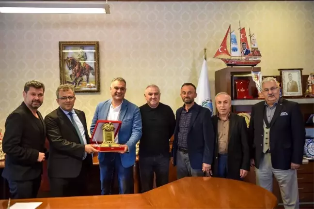 Metro Coğrafi İşaretler Müdürü Uluşan, Başkan Çatal'ı ziyaret etti