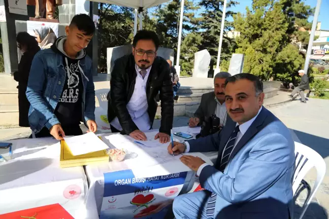 İlçe protokolünden organ bağışına destek