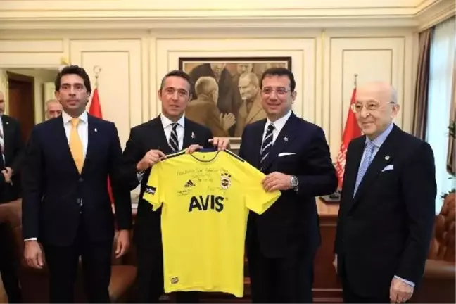 Fenerbahçe Başkanı Ali Koç ve yönetim kurulu üyelerinden İmamoğlu'na ziyaret