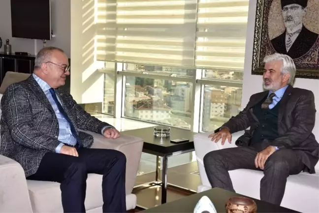 AK Parti İl Başkanı Hızlı'dan Başkan Ergün'e ziyaret