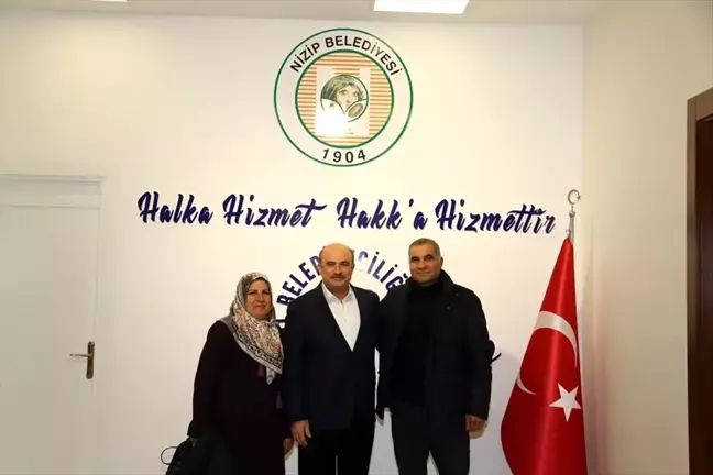 Şehit ailesinden Başkan Sarı'ya ziyaret