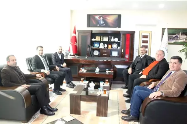 Başkan Say'dan Müdür Tevke'ye ziyaret