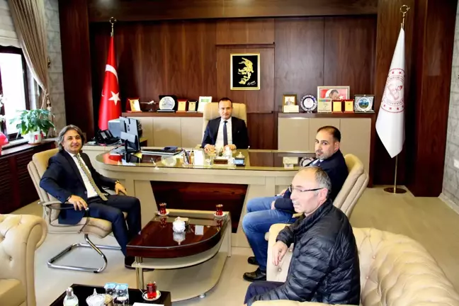 TDF Başkanı Prof. Dr. Başar'dan Ağrı Milli Eğitim Müdürü Tekin'e ziyaret