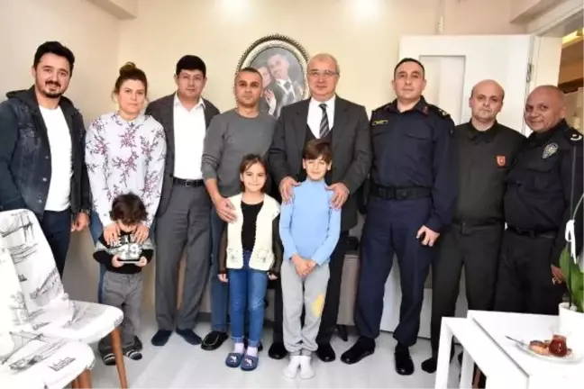 Nazilli'de gazi uzman çavuş Öztürk'e ziyaret